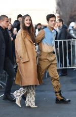 BARBARA PALVIN Arrives at Prada Fashion Show in Milan 01/12/2020