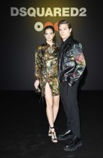 BARBARA PALVIN at Dsquared2 Fashion Show in Milan 01/10/2020