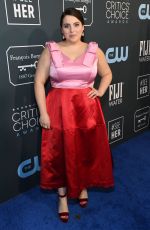 BEANIE FELDSTEIN at 25th Annual Critics Choice Awards in Santa Monica 01/12/2020