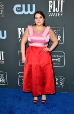 BEANIE FELDSTEIN at 25th Annual Critics Choice Awards in Santa Monica 01/12/2020