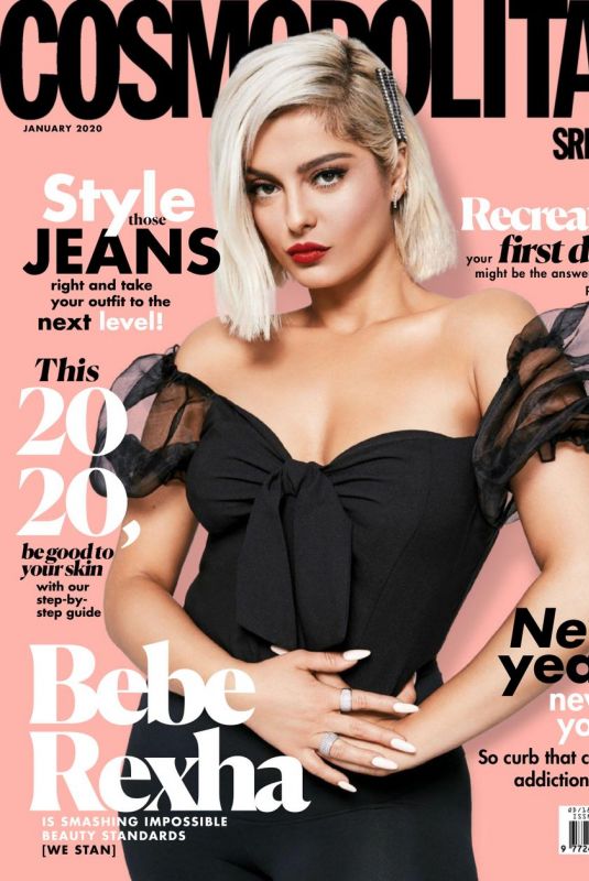 BEBE REXHA on the Cover of Cosmopolitan Magazine, Sri Lanka January 2020