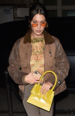 BELLA HADID Arrives at Lanvin Casting in Paris 01/18/2020