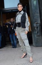 BELLA HADID Arrives at Palais De Tokyo in Paris 01/16/2020