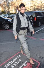 BELLA HADID Arrives at Palais De Tokyo in Paris 01/16/2020