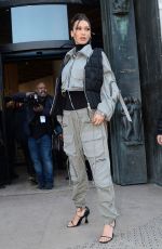 BELLA HADID Arrives at Palais De Tokyo in Paris 01/16/2020