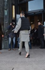 BELLA HADID Arrives at Palais De Tokyo in Paris 01/16/2020