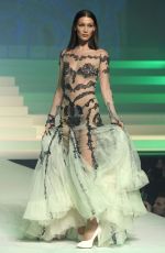 BELLA HADID at Jean-Paul Gualtier Haute Couture Show in Paris 01/22/2020
