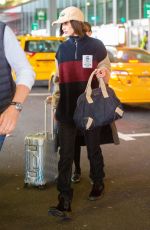 BELLA HADID at JFK Airport in New York 01/23/2020