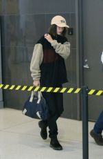 BELLA HADID at JFK Airport in New York 01/23/2020