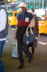 BELLA HADID at JFK Airport in New York 01/23/2020