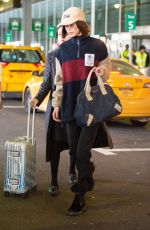 BELLA HADID at JFK Airport in New York 01/23/2020
