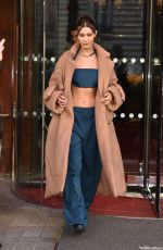 BELLA HADID Heading to Louis Vuitton Fashion Show in Paris 01/16/2020