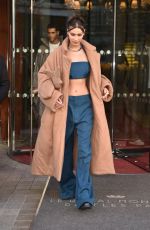 BELLA HADID Heading to Louis Vuitton Fashion Show in Paris 01/16/2020