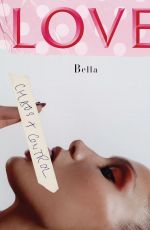 BELLA HADID in Love Magazine, January 2020
