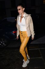 BELLA HADID Leaves Her Hotel in Paris 01/15/2020