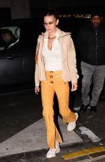 BELLA HADID Leaves Her Hotel in Paris 01/15/2020