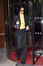 BELLA HADID Leaves Royal Monceau Hotel in Paris 01/17/2020