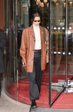 BELLA HADID Out and About in Paris 01/14/2020