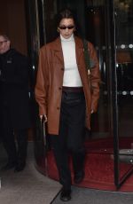 BELLA HADID Out and About in Paris 01/14/2020