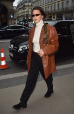 BELLA HADID Out and About in Paris 01/14/2020