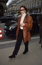 BELLA HADID Out and About in Paris 01/14/2020