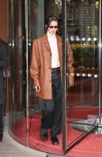 BELLA HADID Out and About in Paris 01/14/2020