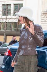BELLA HADID Out and About in Paris 01/19/2020