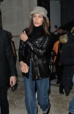 BELLA HADID Out and About in Paris 01/21/2020