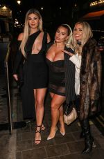 BELLA HASSAN, ELLIE BROWN and LAURA ANDERSON at Ballie Ballerson in London 01/21/2020