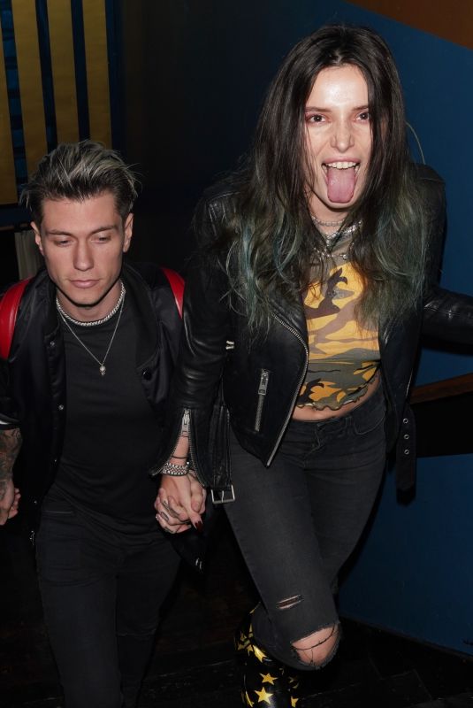 BELLA THORNE at Roxy Nightclub in West Hollywood 01/08/2020