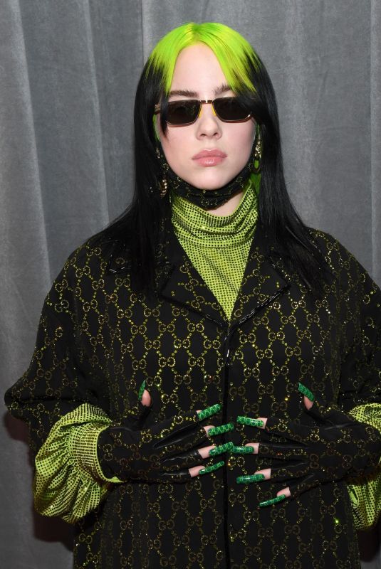 BILLIE EILISH at 62nd Annual Grammy Awards in Los Angeles 01/26/2020