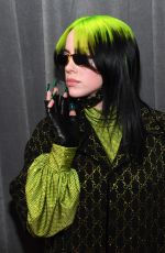 BILLIE EILISH at 62nd Annual Grammy Awards in Los Angeles 01/26/2020