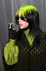 BILLIE EILISH at 62nd Annual Grammy Awards in Los Angeles 01/26/2020