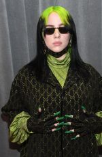 BILLIE EILISH at 62nd Annual Grammy Awards in Los Angeles 01/26/2020