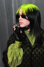 BILLIE EILISH at 62nd Annual Grammy Awards in Los Angeles 01/26/2020