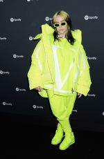 BILLIE EILISH at Spotify Hosts Best New Artist Party in Los Angeles 01/23/2020