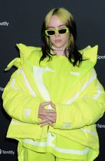 BILLIE EILISH at Spotify Hosts Best New Artist Party in Los Angeles 01/23/2020