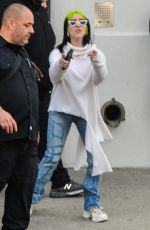BILLIE EILISH Leaves Pre-grammys Party at Milk Studios in Hollywood 01/25/2020