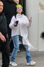 BILLIE EILISH Leaves Pre-grammys Party at Milk Studios in Hollywood 01/25/2020