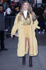 BLAKE LIVELY Arrives at Good Morning America in New York 01/28/2020