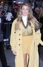 BLAKE LIVELY Arrives at Good Morning America in New York 01/28/2020