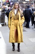 BLAKE LIVELY Arrives at Good Morning America in New York 01/28/2020