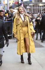 BLAKE LIVELY Arrives at Good Morning America in New York 01/28/2020