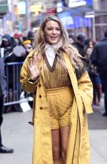 BLAKE LIVELY Arrives at Good Morning America in New York 01/28/2020