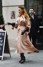 BLAKE LIVELY Leaves Crosby Hotel in New York 01/27/2020