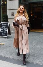BLAKE LIVELY Leaves Crosby Hotel in New York 01/27/2020