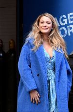 BLALE LIVELY Leaves Good Morning America in New York 01/28/2020