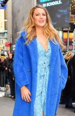 BLALE LIVELY Leaves Good Morning America in New York 01/28/2020