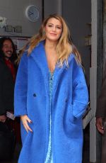BLALE LIVELY Leaves Good Morning America in New York 01/28/2020