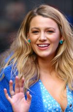 BLALE LIVELY Leaves Good Morning America in New York 01/28/2020